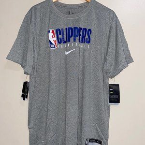 Nike NBA Los Angeles Clippers Team Issued Practice Warm-Up Shirt AT0686-063